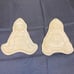 Brown Bag Cookie Art Raggedy Ann Andy Mold Pair 1985, 1986 Stoneware Set - Rare