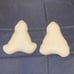 Brown Bag Cookie Art Raggedy Ann Andy Mold Pair 1985, 1986 Stoneware Set - Rare