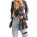 NWOT Free People Vintage Inspired Lace Trim Charcoal Mini Dress Tunic Top