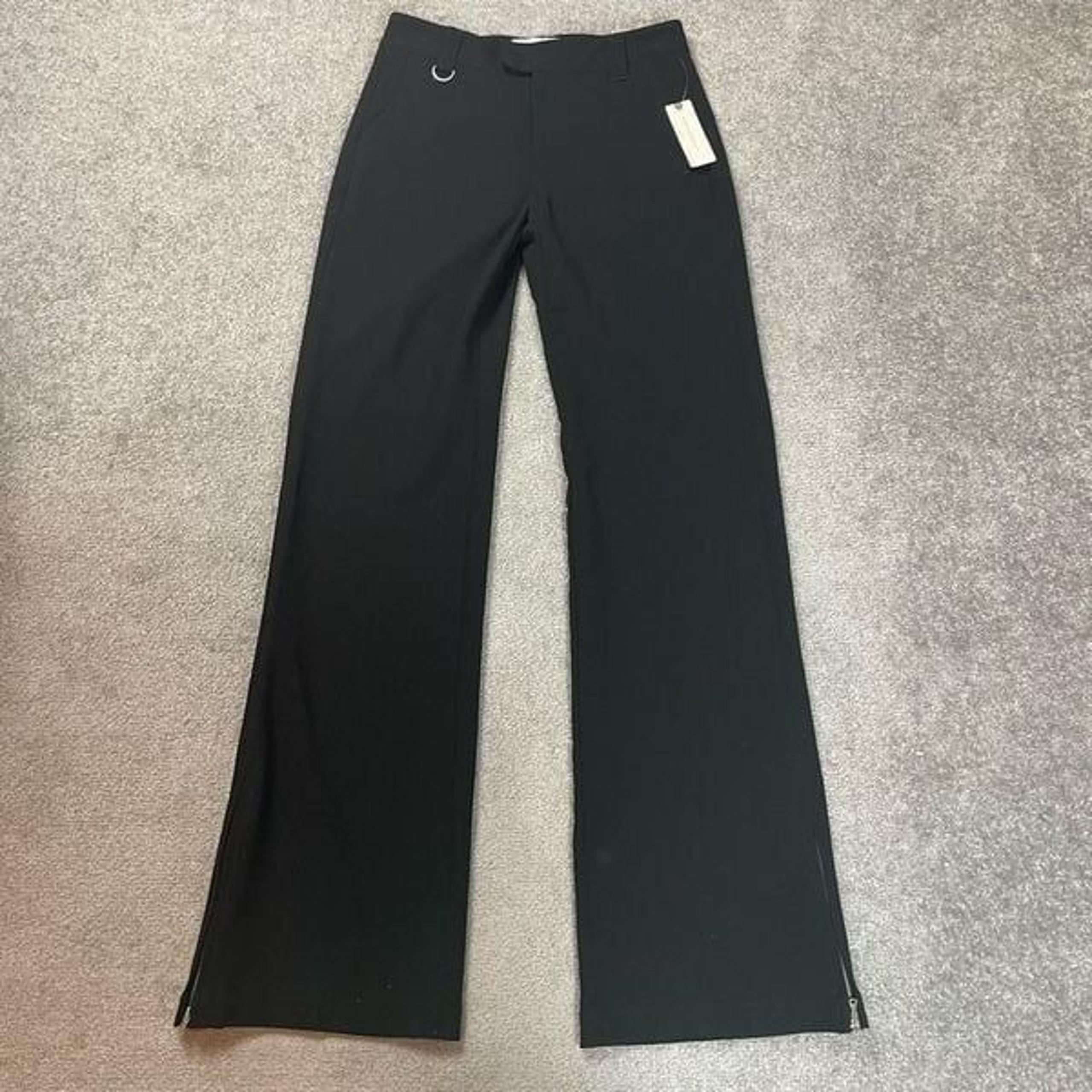 Brand New Anthropologie Women’s Size 00 Black Ankle Zip Dress Trousers Pants