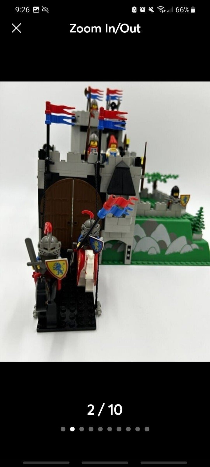 LEGO Castle: Kings Mountain Fortress 6081 Complete. Includes instructions.