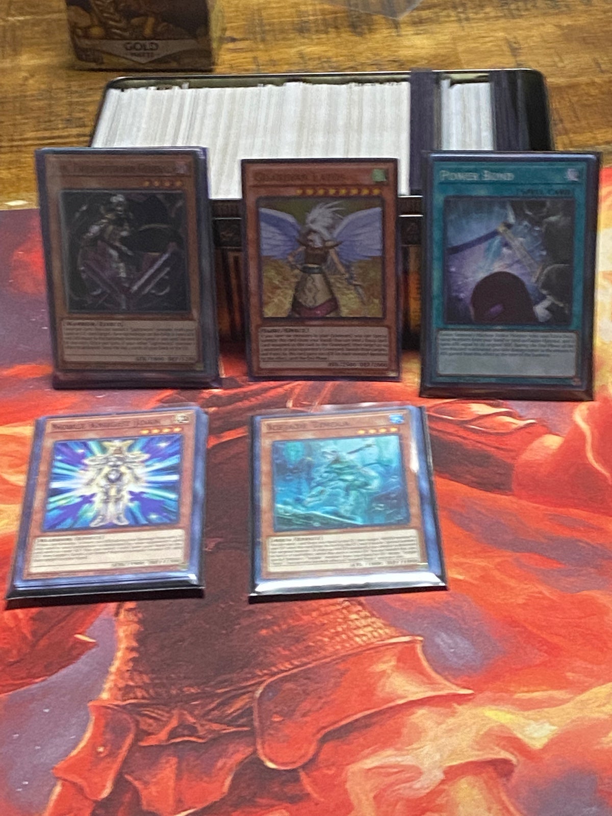 Tin of Yu-Gi-Oh cards
