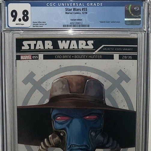 STAR WARS #55 CGC 9.8 CAD BANE GALACTIC ICONS VARIANT! BOBA FETT THE MANDALORIAN