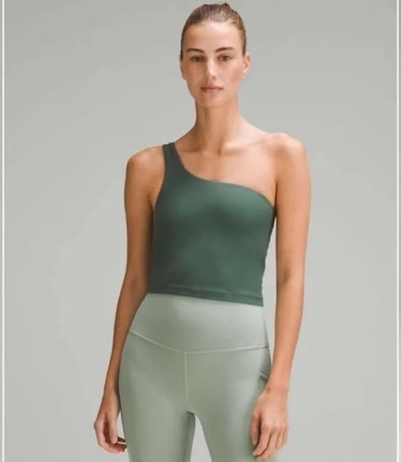 Lululemon Ribbed Nulu Asymmetrical Yoga Tank Top