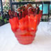 Vintage Art Glass Handkerchief Bowl / Centrepiece | Japanese Glass