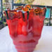 Vintage Art Glass Handkerchief Bowl / Centrepiece | Japanese Glass