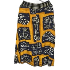 Platinum By Dorothy Schoelen Midi Wrap Skirt Tribal Abstract Print Women’s Sz 4