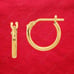 14k Madi K Hoop Earrings
