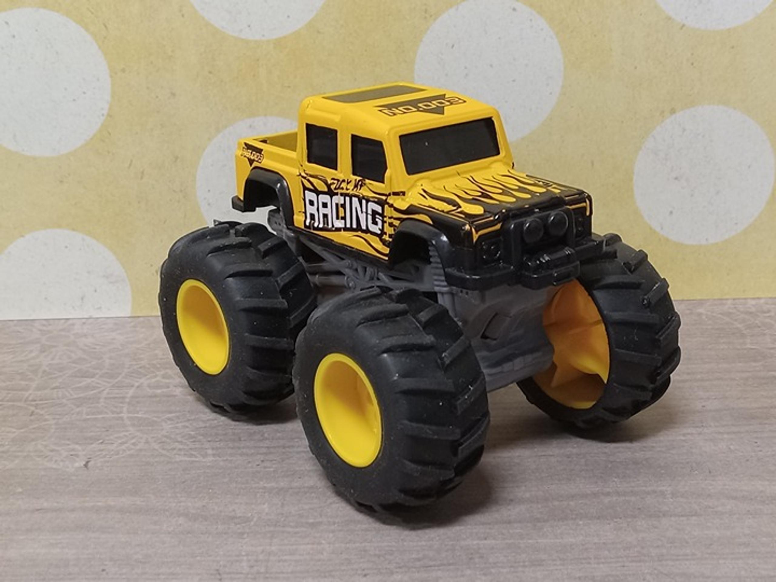 2024 Kid Galaxy 4" Hot Vehicle Big Wheel Monster Truck, Pickup Racing No. 003