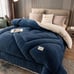 Quilted Warm Comforter, Milk Velvet Quilt Core, Milk Velvet In One Side,-qrg
