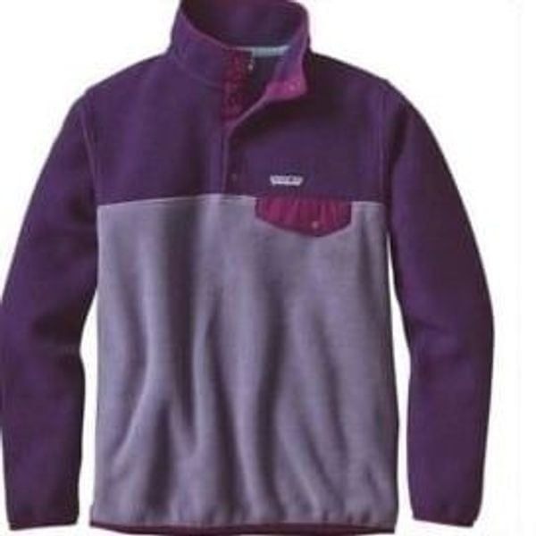 PATAGONIA | Lightweight Synchilla Snap-T Fleece Pullover Purples Women’s Size M