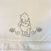 Walt Disney Collection Winnie Pooh Embroidered Pale Yellow Blanket Bumble Bees