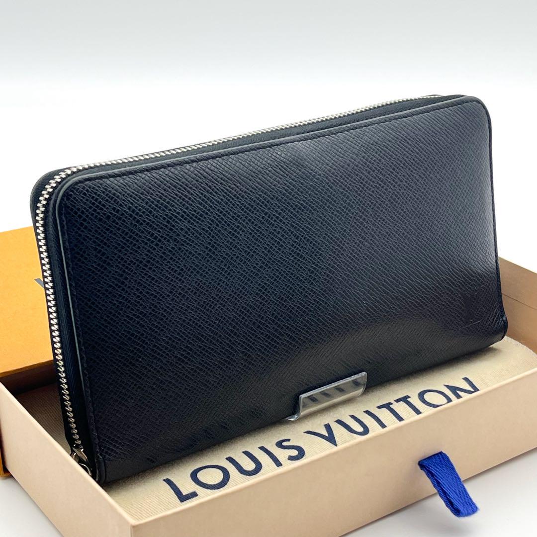 Louis Vuitton 【New, Highest Grade, Beautiful Condition】Taiga Ardoise Zippy Wallet Organizer
