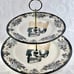 Halloween Decor, Spooky Cake Stands, Skeletons with Crown, Wedding Cake Plate