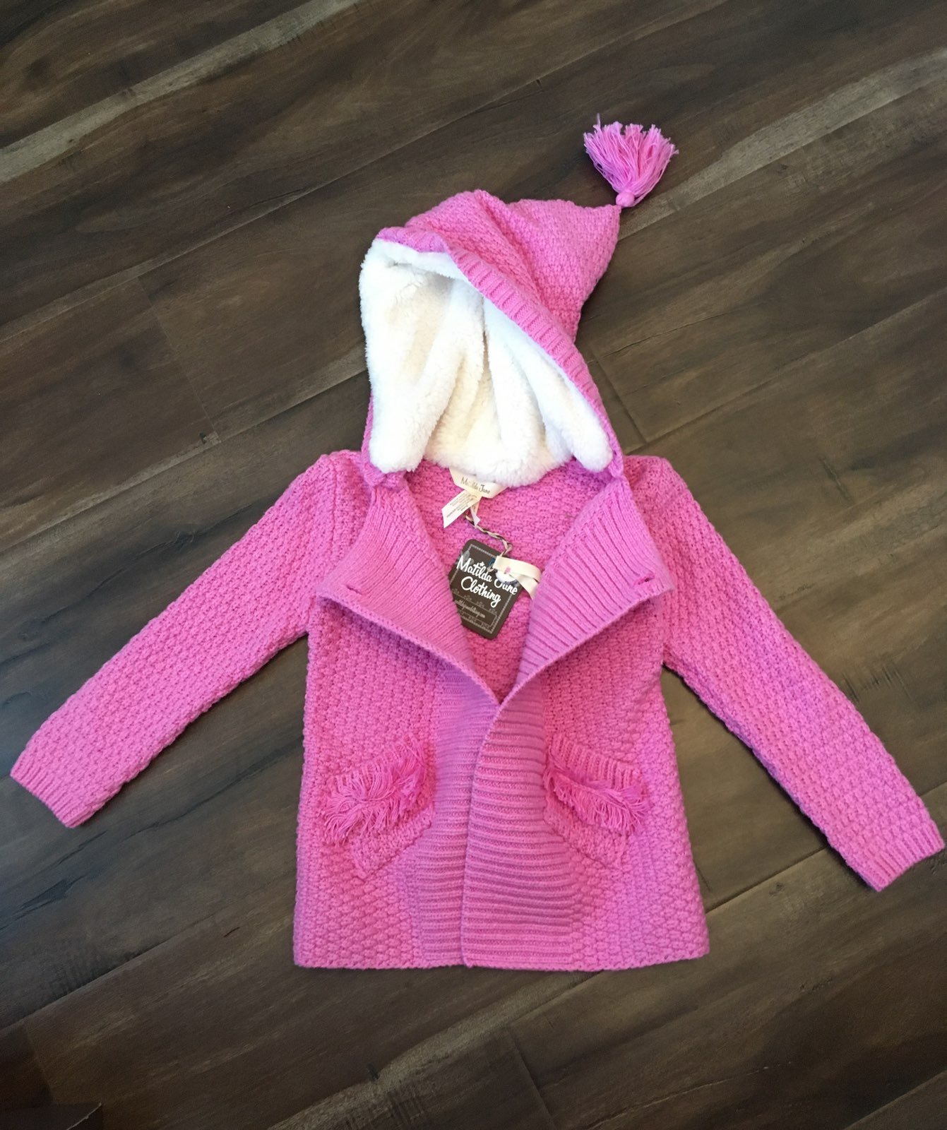 NWT Autumn Sunset Pink Sweater 2 4