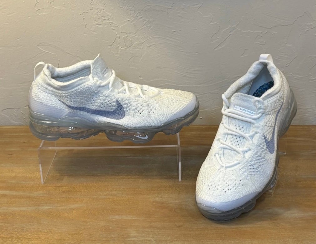 Nike Women's Size 8.5 Air VaporMax 2023 Flyknit Shoes White New 210 Retail#2