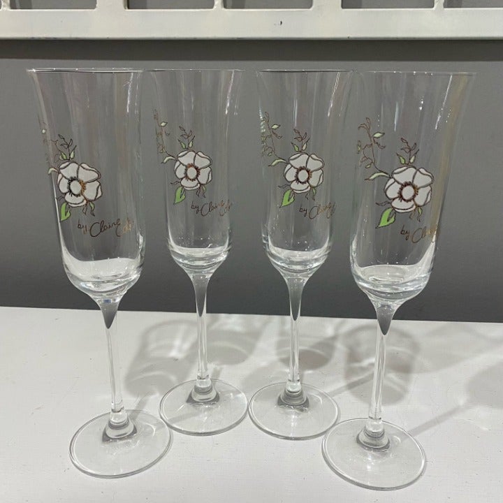 Claire Coles champagne glasses
