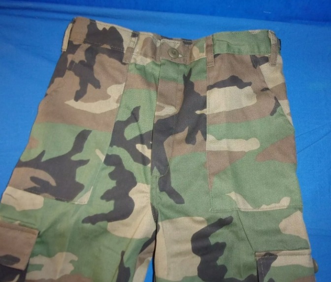 sz18 NEW TRU-SPEC YOUTH BOYS WOODLAND BDU CAMOUFLAGE URBAN PANTS