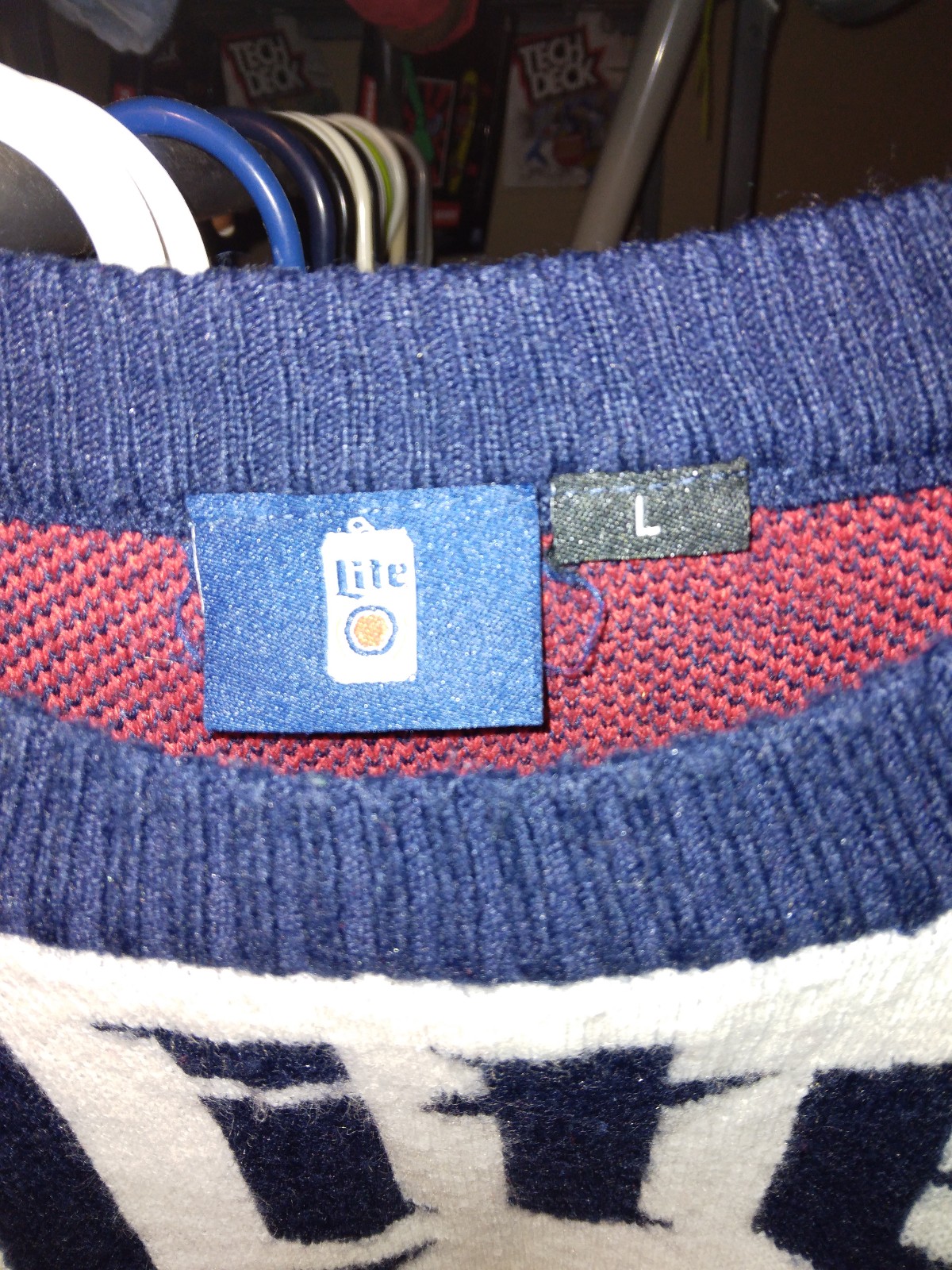 miller lite christmas sweater 2017
