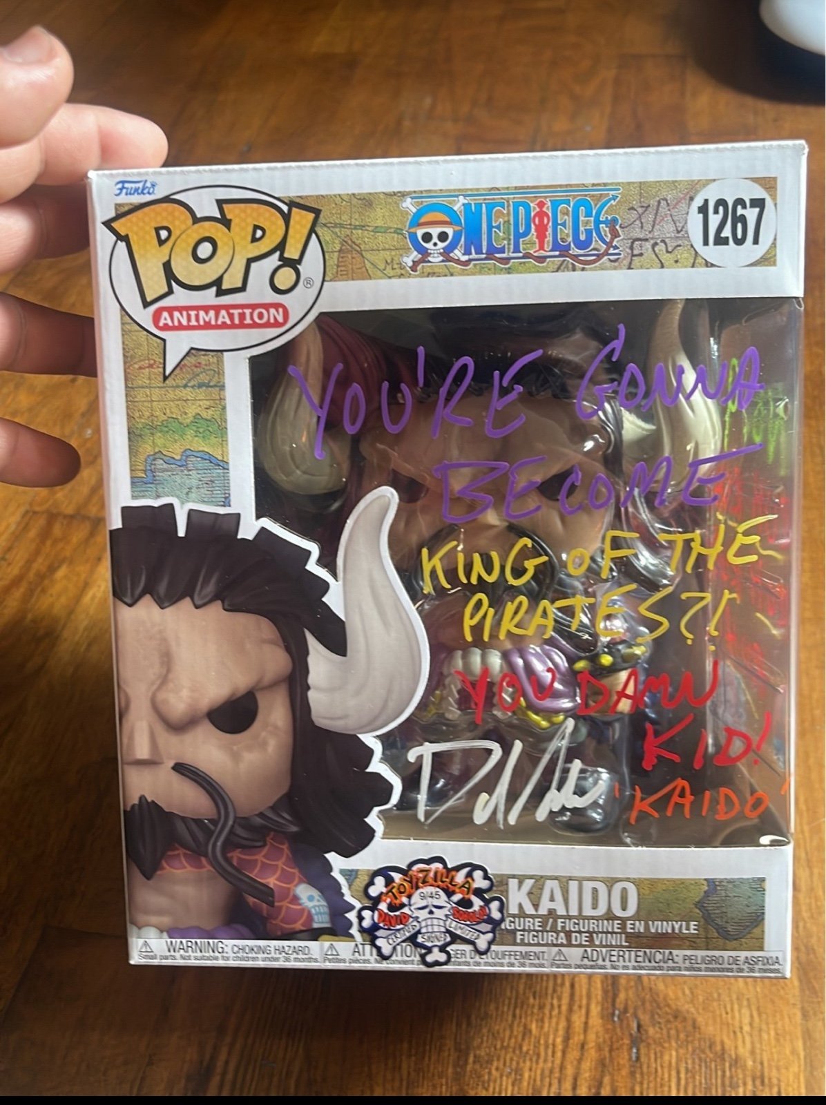 Toyzilla exclusive Kaido Funko Pop signed