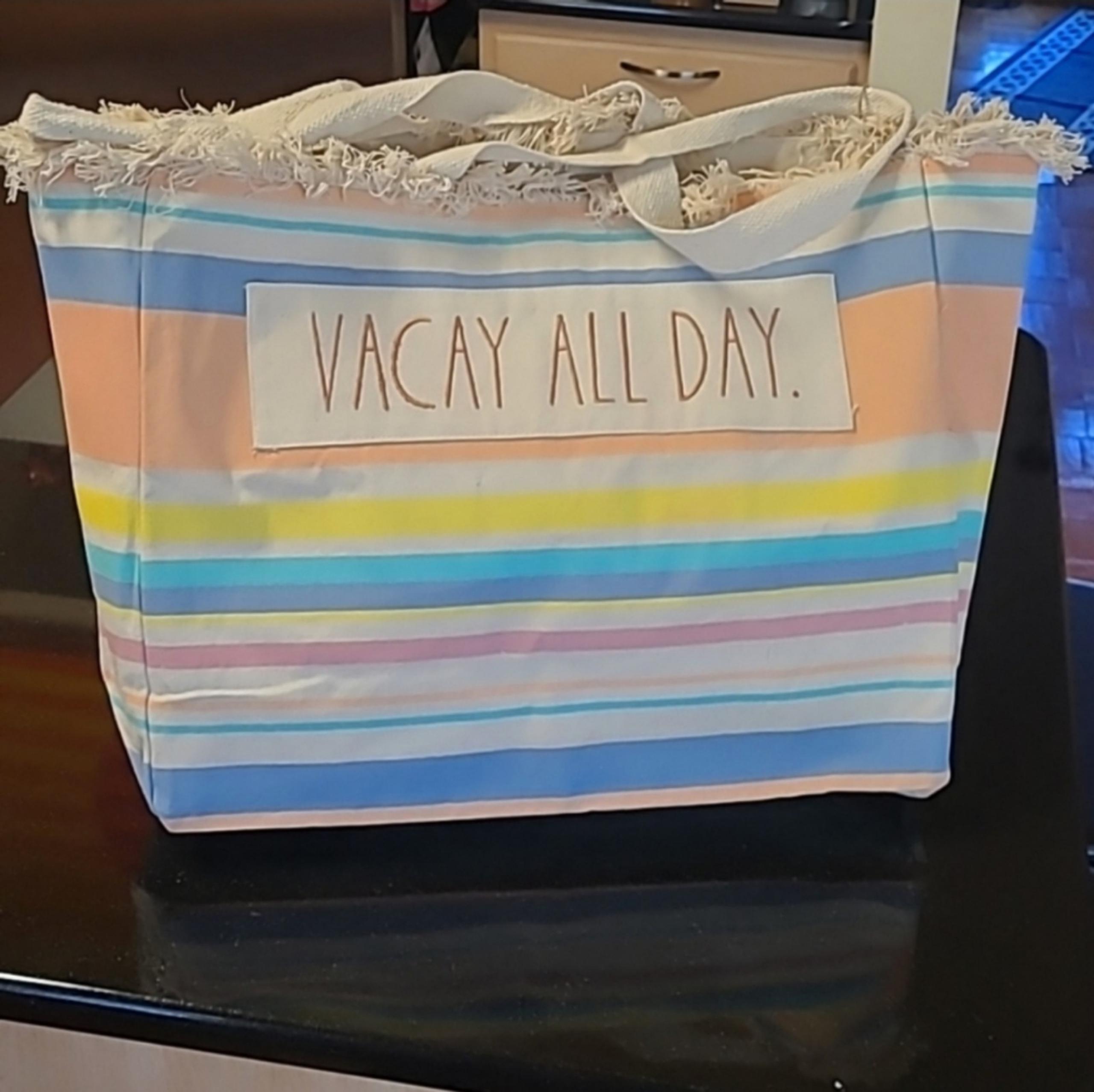 Rae Dunn Fringed Tote