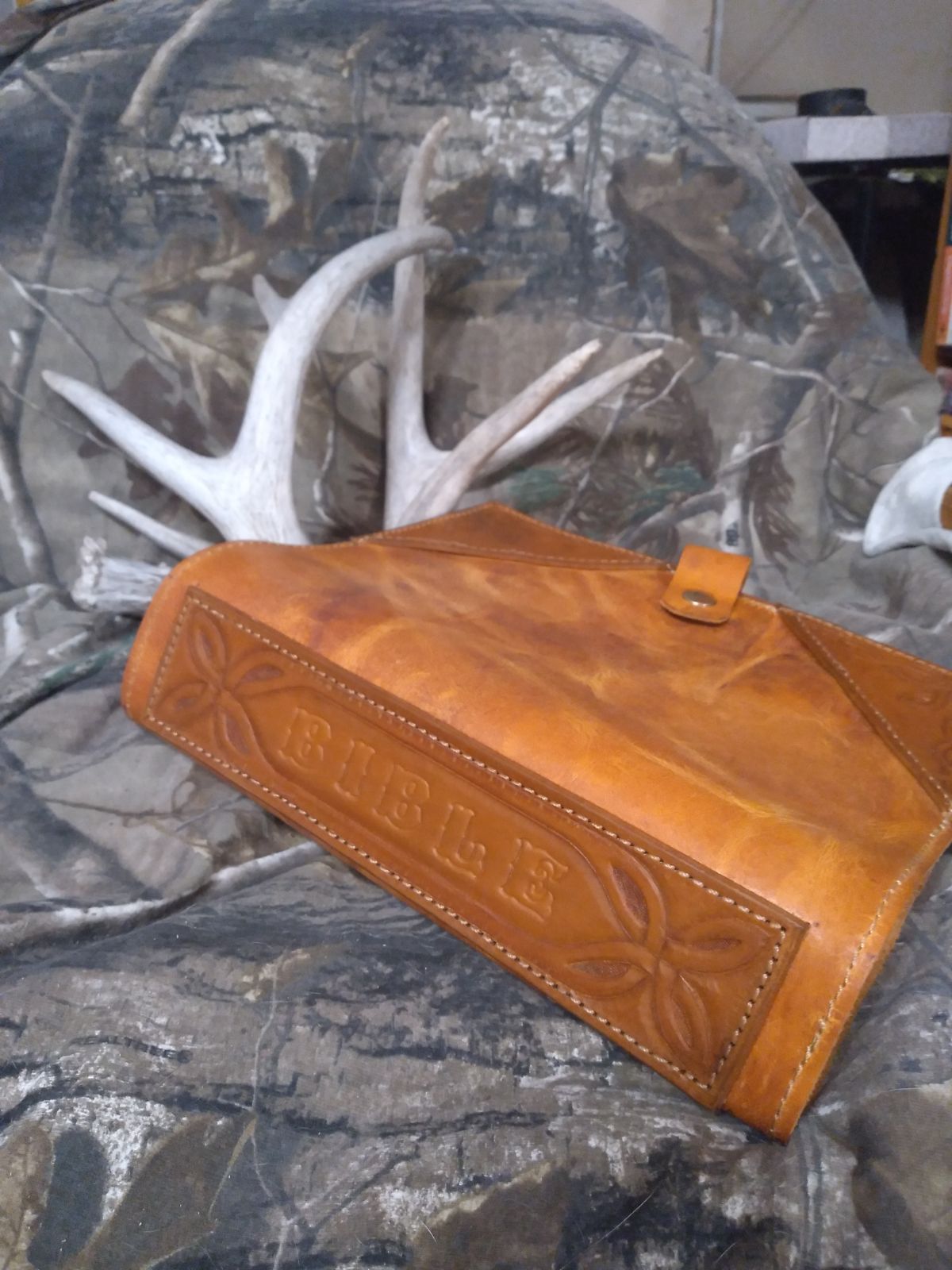 Tooled Leather Bible & Cover