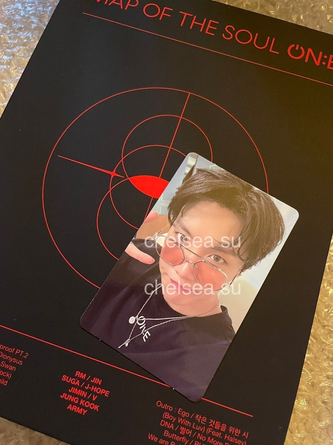 Hoseok Jhope Map Of The Soul One Bluray Photocard