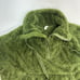 Free People Movement Green Bug Sky High Neck Oversized Quarter Zip Fuzzy XS