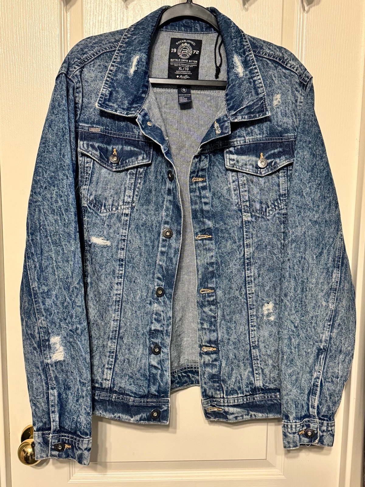Men’s Buffalo David Bitton Jean Jacket Size XL