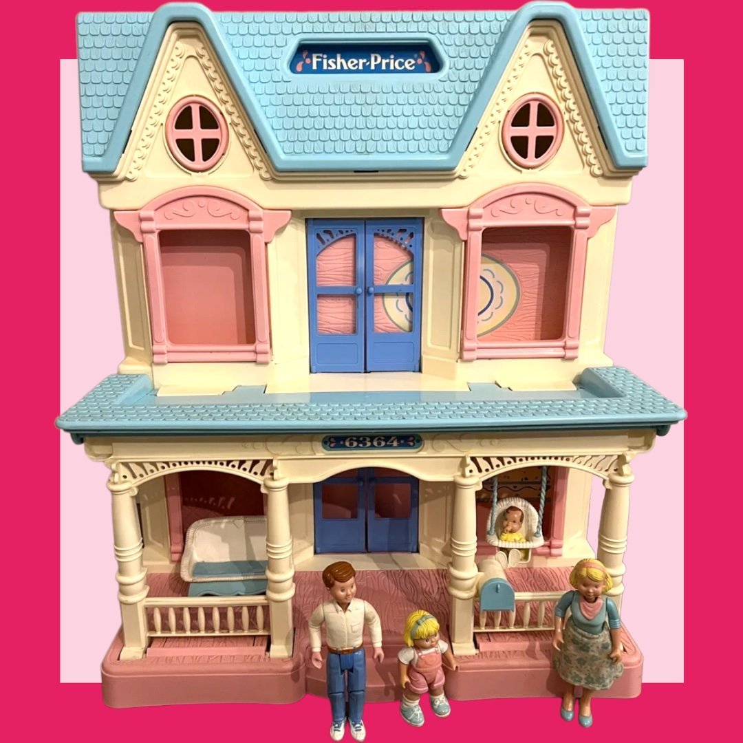 Dollhouse 6334 loving family furniture people DOLLHOUSE SET