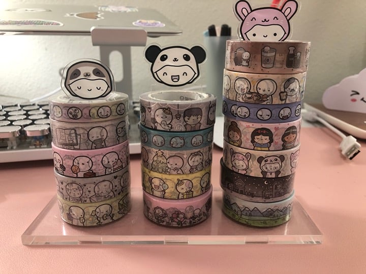TCMC Washi Stand with (17) Unopened Washi