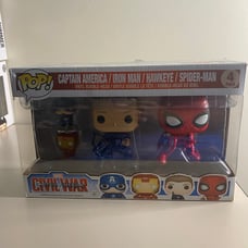 Funko Pop 4 pack - Captain America/IronMan/Hawkeye/Spider-Man