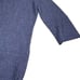 J. Jill pullover hoodie knit sweatshirt quarter sleeve navy blue size XS