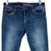 Gap Womens Floral Embroidered Hem Straight Cuff Cropped Jeans Blue Size 8R