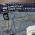 Gap Womens Floral Embroidered Hem Straight Cuff Cropped Jeans Blue Size 8R