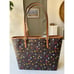Michael Kors Jet Set Medium Carryall Airplane Print Tote Bag - Brown New