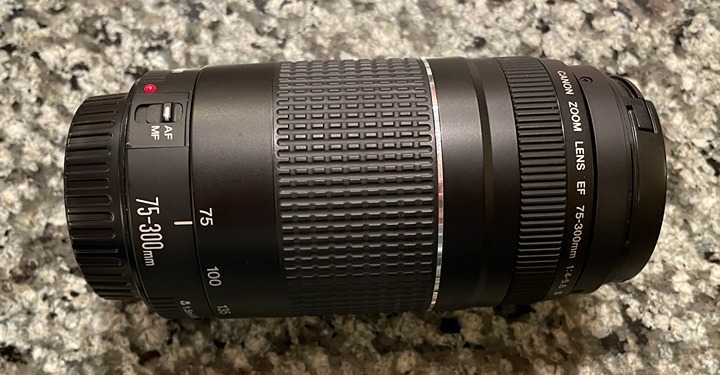 Canon EF 75-300mm f/4-5.6 III Telephoto Zoom Lens in Great Conditioin