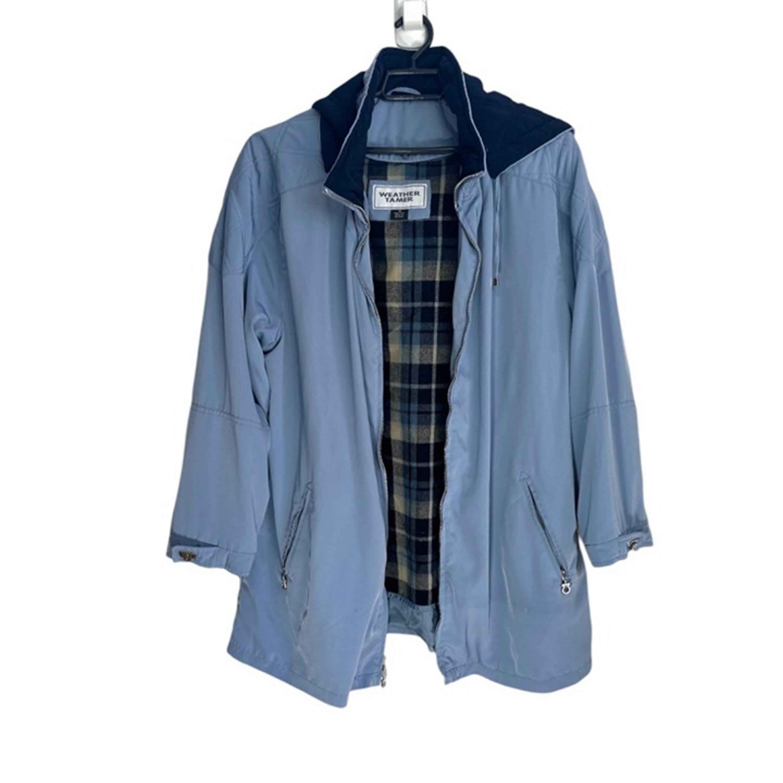 Weather Tamer Blue Coat Jacket Removable Lining 1X