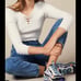 Sandro with Lace-up Neckline