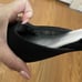 Stuart weitzman black rhinestone kitten slingback point heel evening wear US 6.5