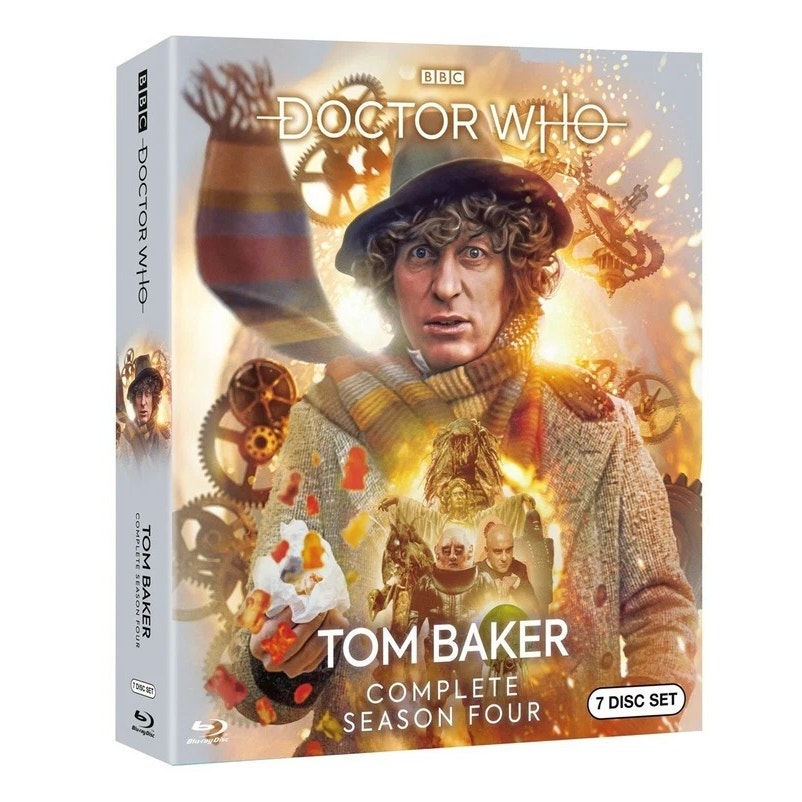 Doctor Who Tom Baker Complete Season Four Blu-ray Box Set Free Shipping NEW