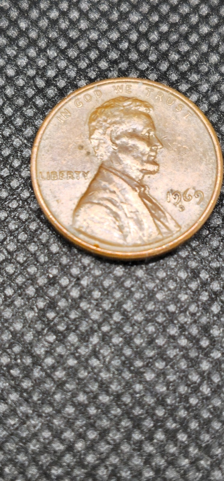 1969 floating roof, no FG initials error penny