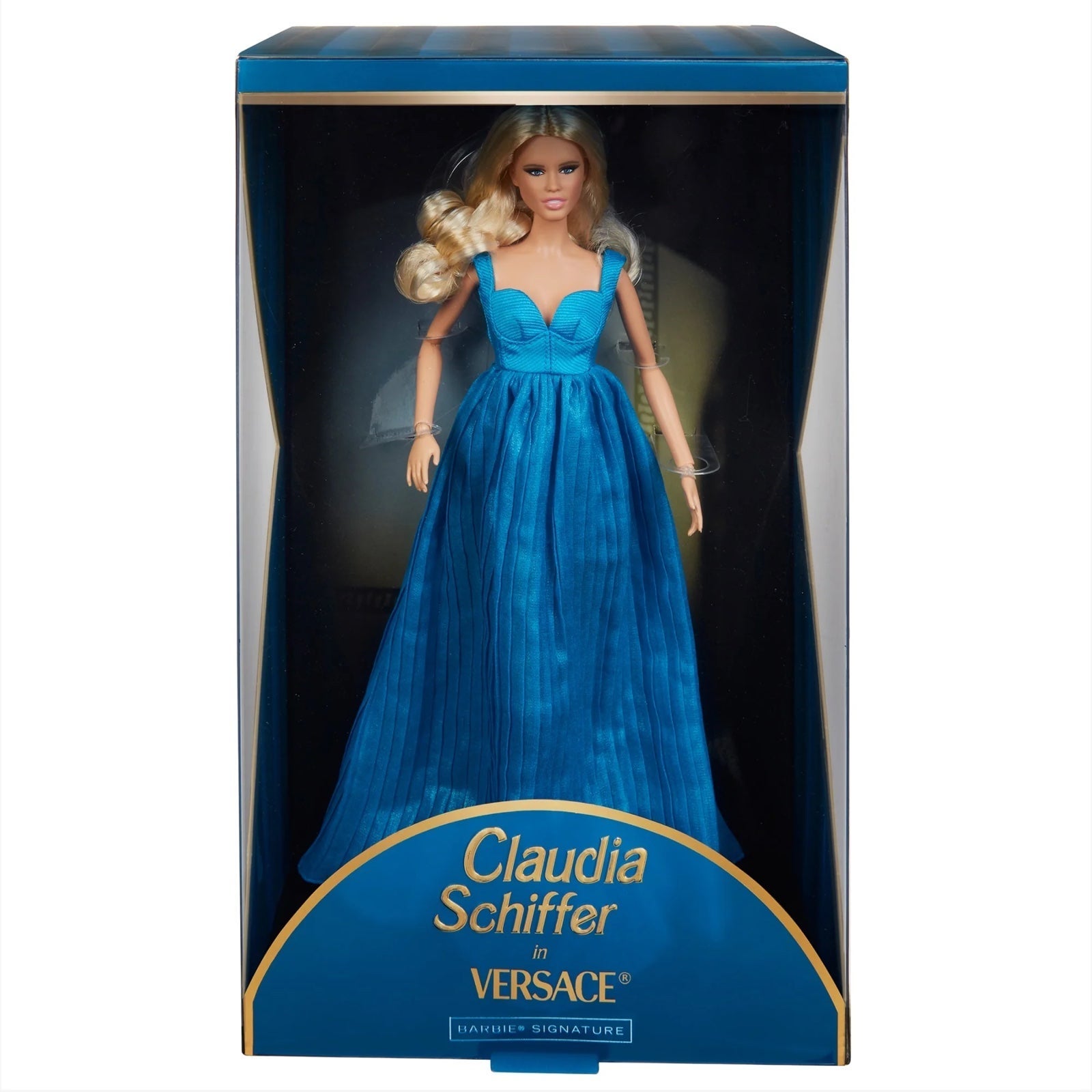 Barbie Signature: Supermodel Claudia Schiffer Barbie Doll in Versace