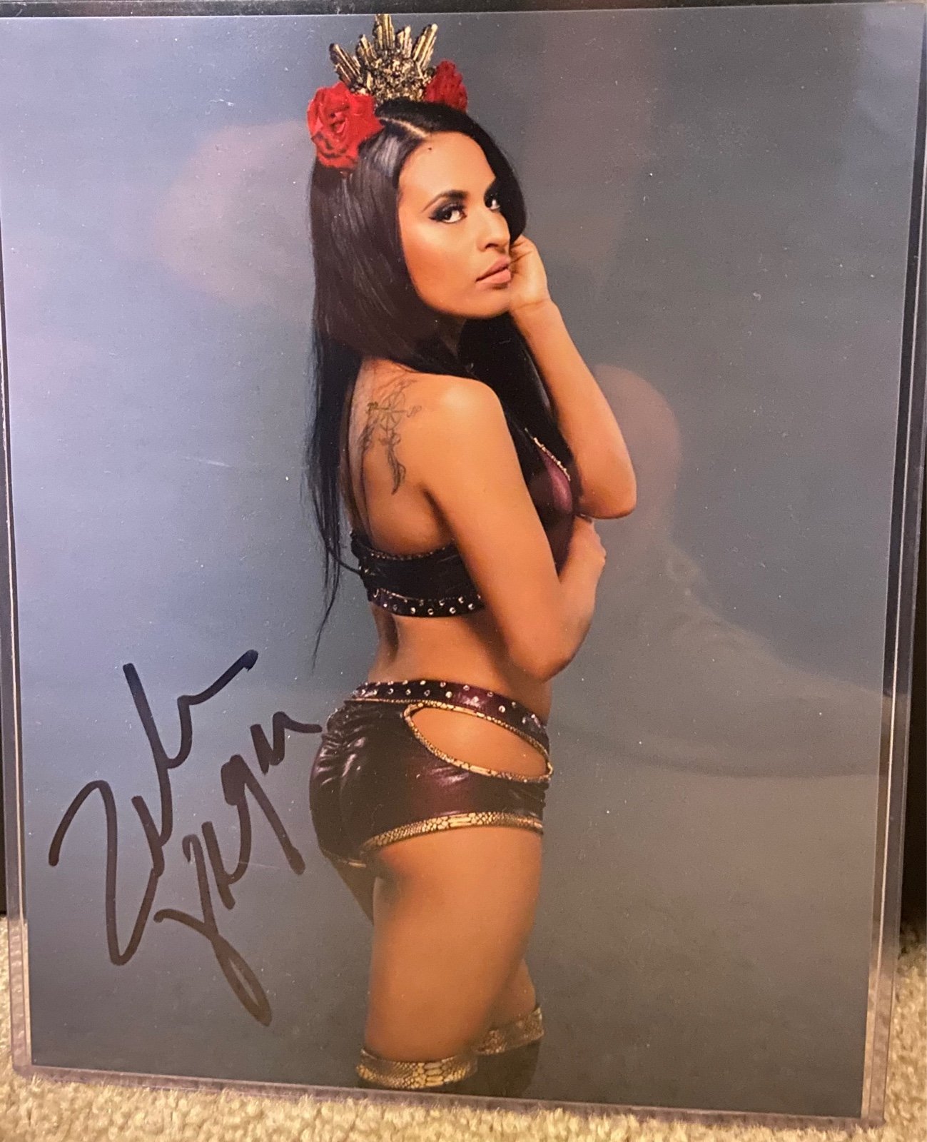 WWE Zelina Vega Signed 8x10