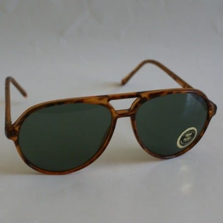 NWT True Vintage plastic Sports Aviator w/ G-15 optical glass sunglasses