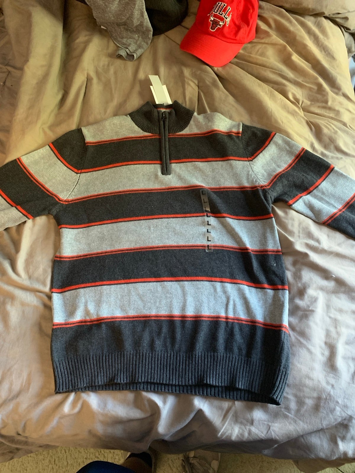 Silverlake Black and Grey Turtleneck Sweater