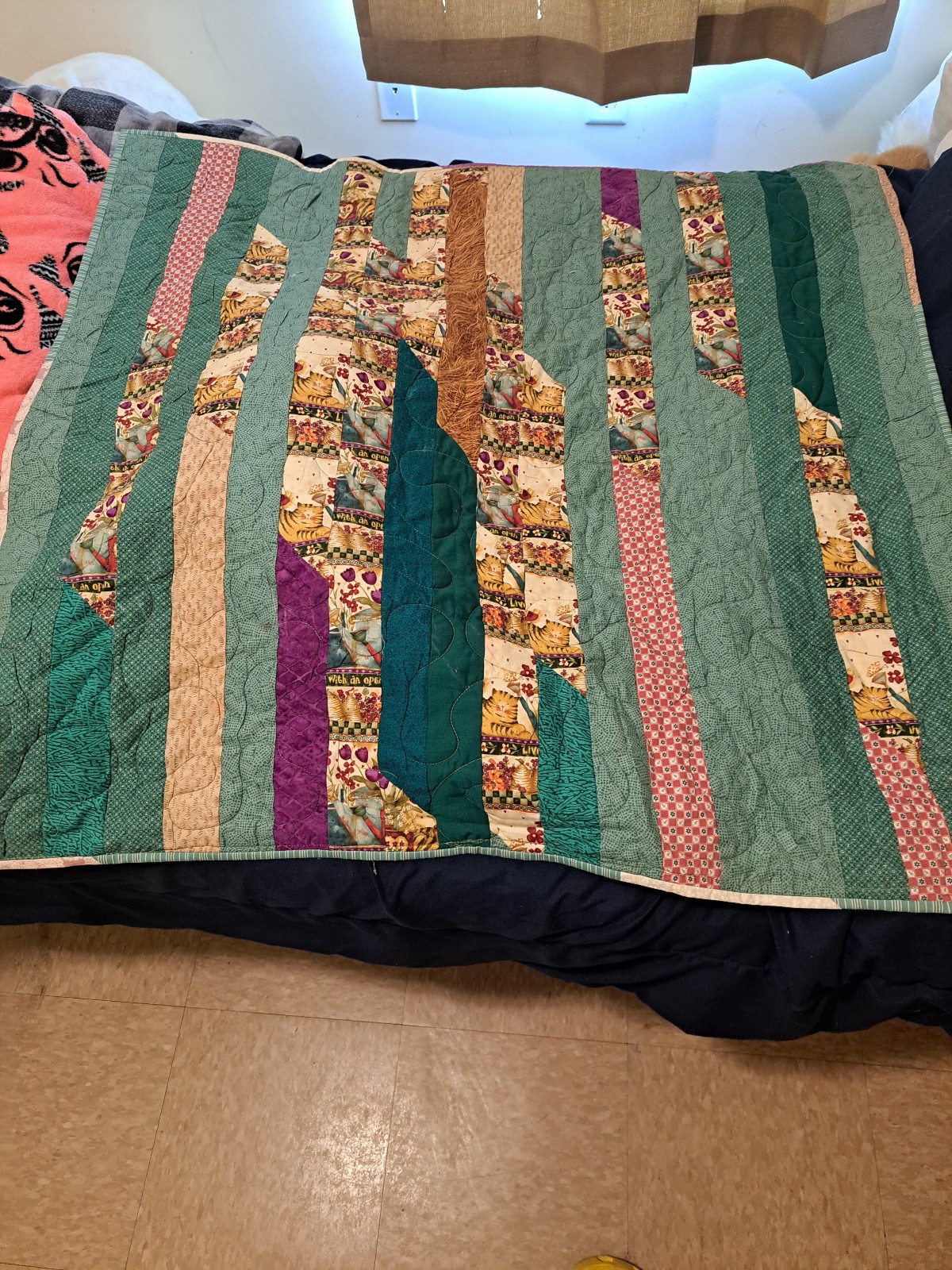 Hand made Vintage baby quilt