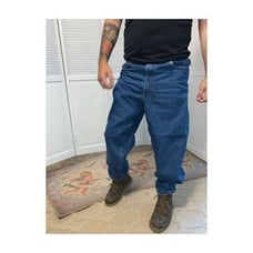 Vintage OPEN TRAILS Loose Fit Blue Jeans 36/30