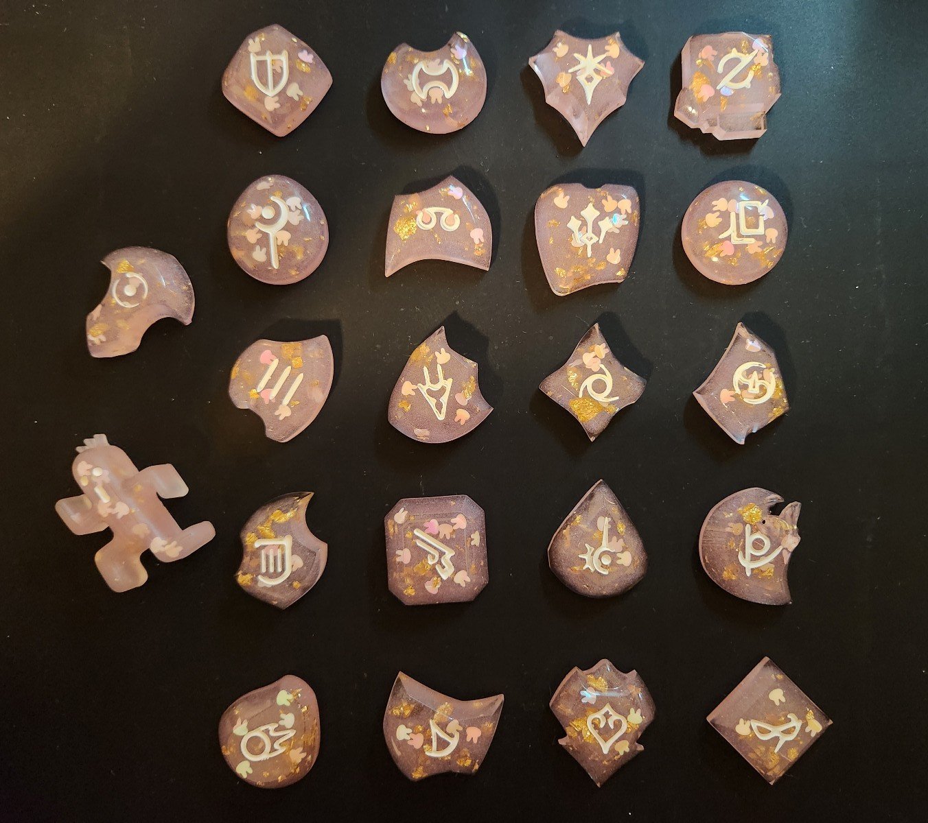 Final Fantasy FFXIV Job / Soul Stones / Soul Crystals Charms (Set 20)