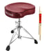 DrumThrone PaddedStool HeightAdjustable Chair HeavyDuty Seat DS CH CHERRY SDL HD